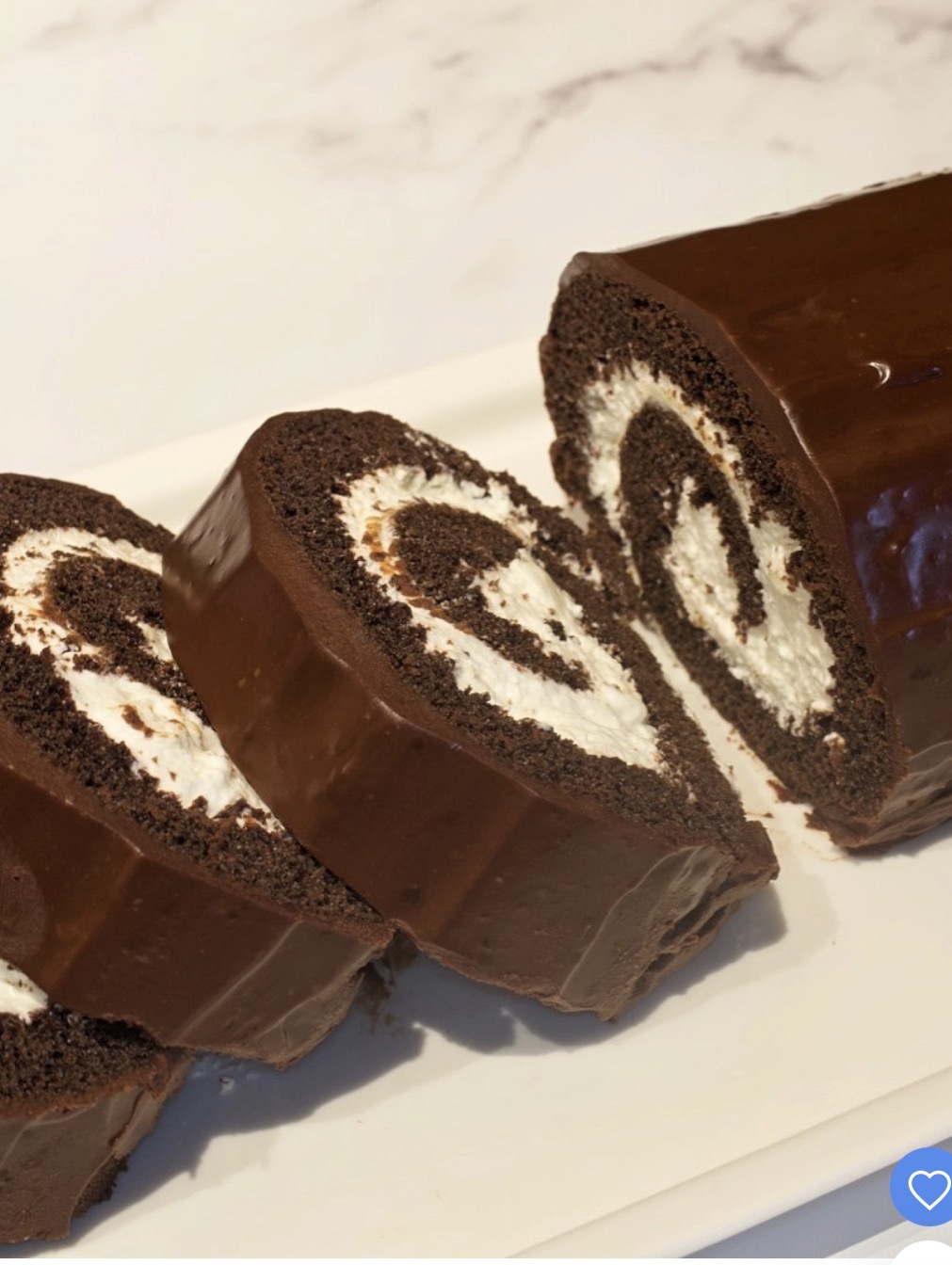 Cake Roll Slices